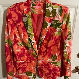 Isaac Misra floral blazer.